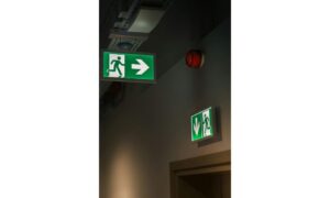 Check evacuation route and emergency exits in hotel