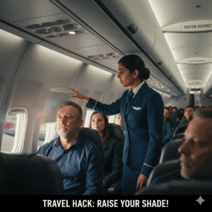 Raise Your Window Shade on Take-off