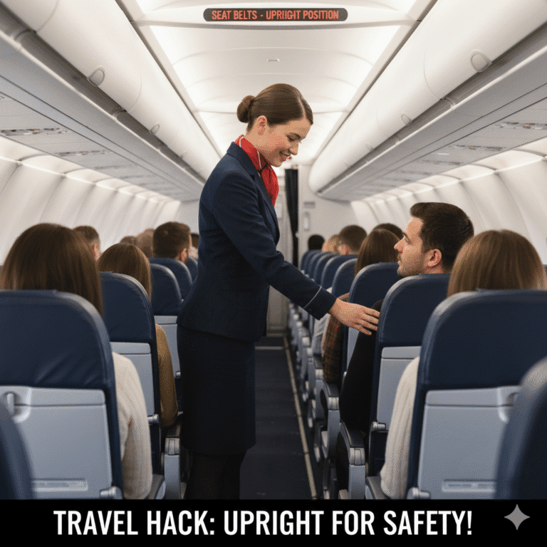 The Upright Enigma: Why Your Tray Table is a Life-or-Death Matter