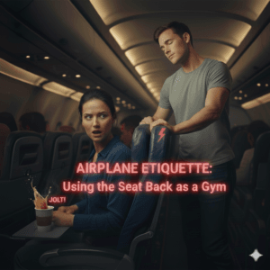 how to stop passengers from shaking your airplane seat