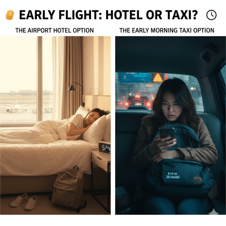 Early Flight: Airport Hotel or Taxi?