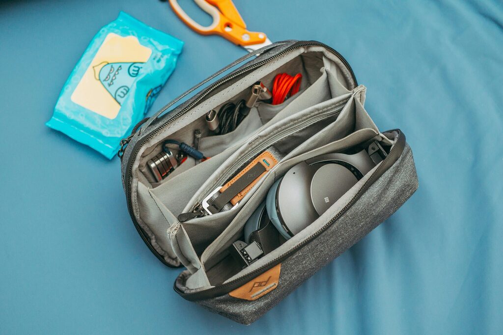 Organisation: Cable Organisers and Tech Pouches for Long Flights