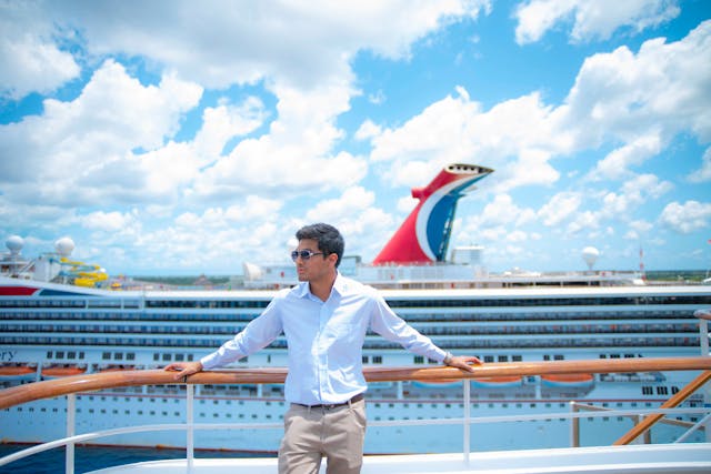 men on cruise ship holidays