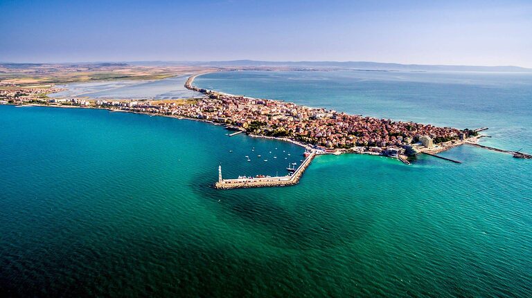 Scenic view of Pomorie, Bulgaria