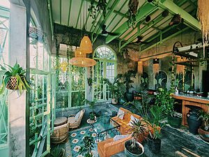 Aesthetic cafe in Bali popular with Gen Z travellers